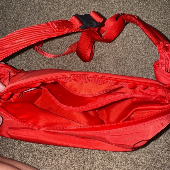 Lululemon All Hours Belt Bag O/S 4.5L Carnation Red CRNR Orange Red  Discontinue